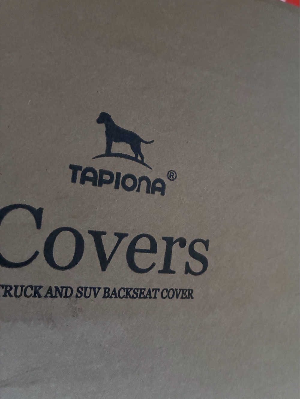 Brown Home Cover XL seat floor cover in your car to protect your seat from pets